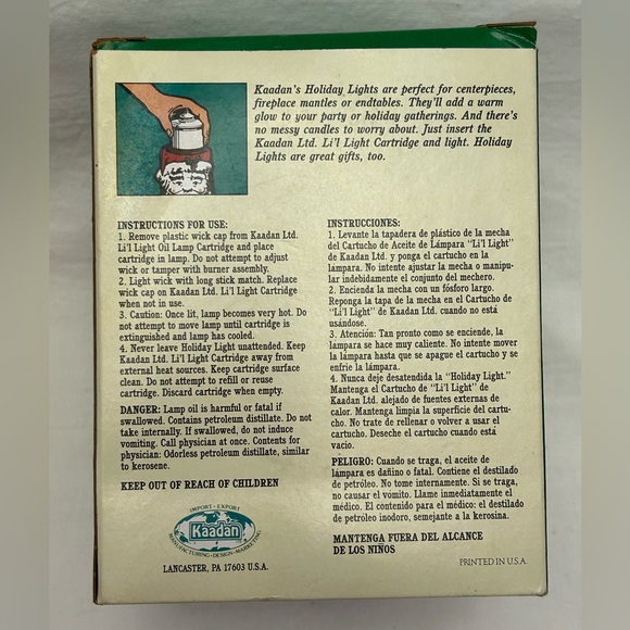 Kaadan Christmas Light Santa Head w/Insert Old New Stack Never Used - Picture 9 of 13